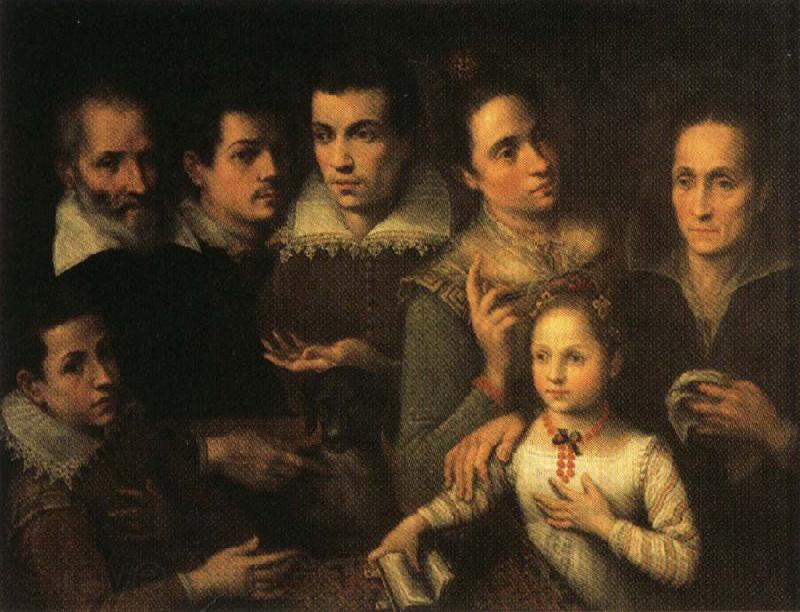 Lavinia Fontana Family Portrait Spain oil painting art